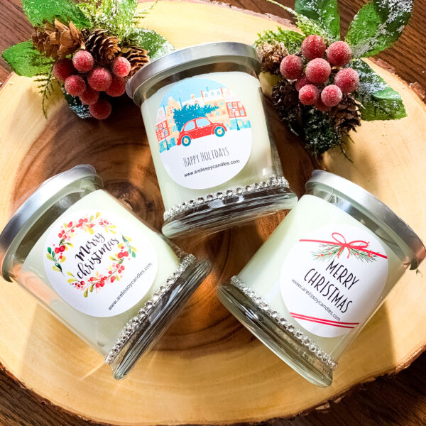 100% Soy Christmas 1 Wick Candles
