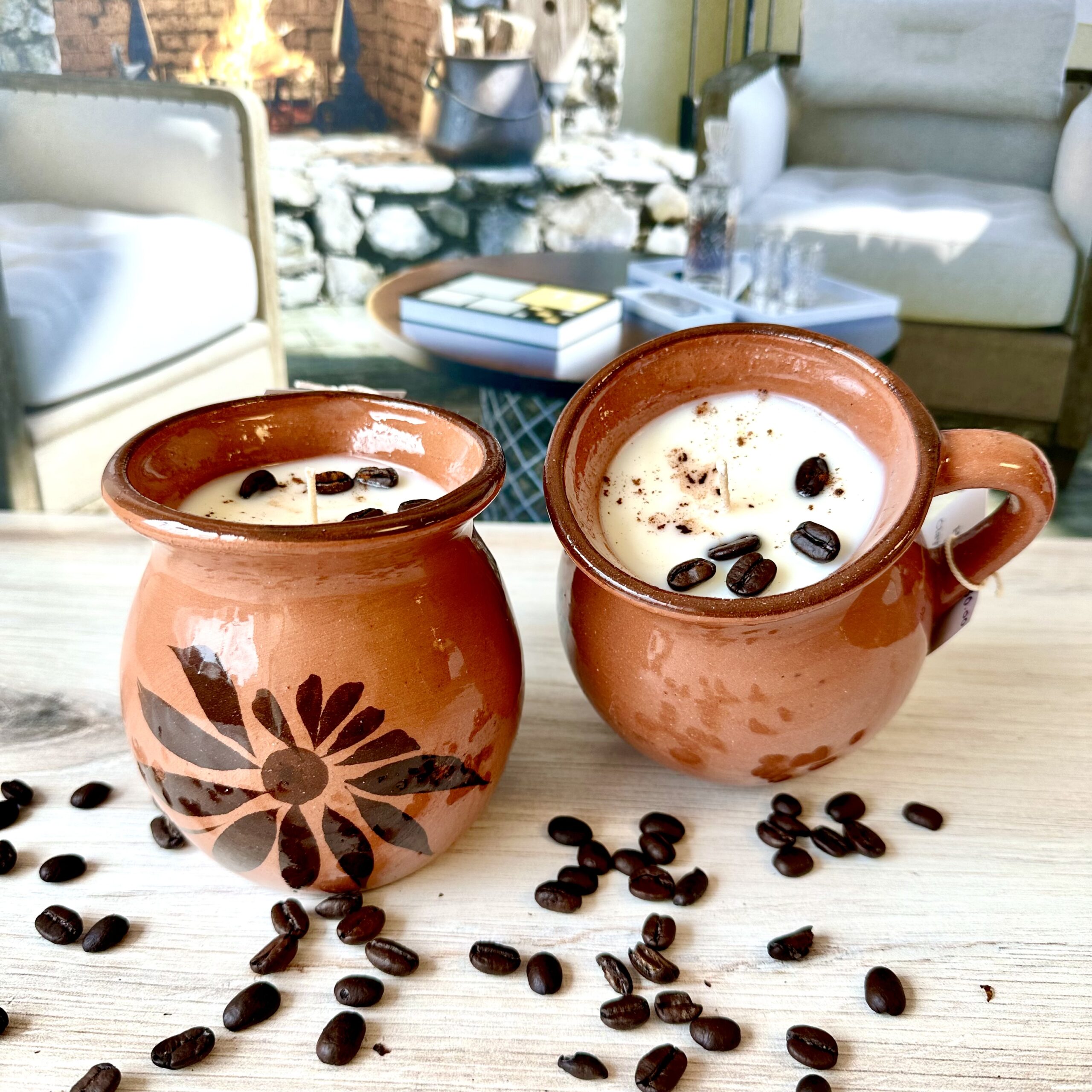Espresso Latte Clay Mugs