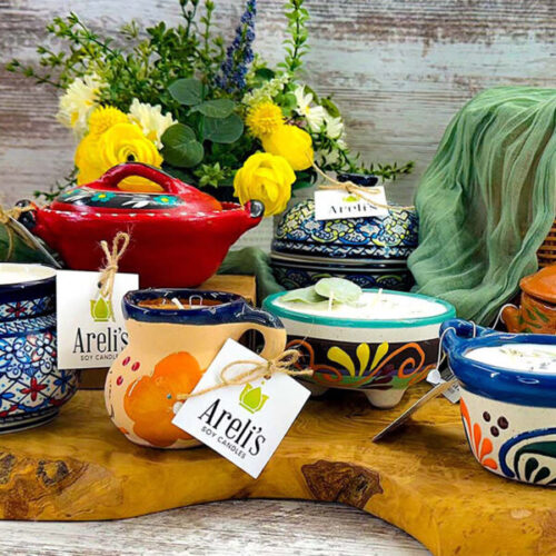 Artisanal Pottery Candles