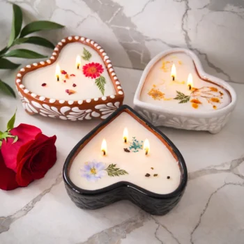 Heart of Light Candle