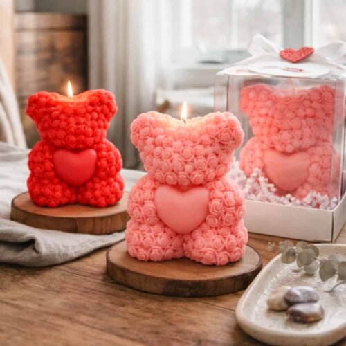 Love Bear Candle